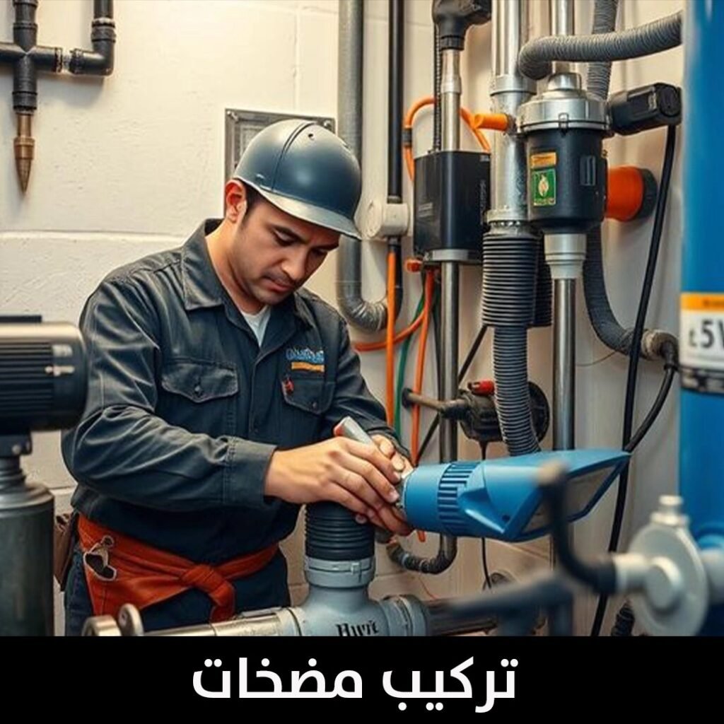 تركيب مضخات